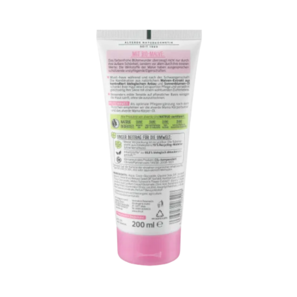 alverde NATURKOSMETIK Mama Cremeöldusche Bio Malve 200 ml