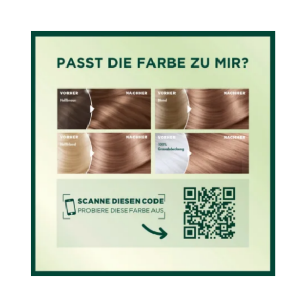 Garnier Nutrisse Haarfarbe Nude 7N Natürliches Mittelblond