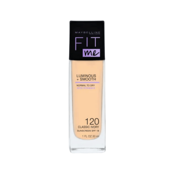 Maybelline New York Make-up Fit Me Liquid 120 Classic Ivory, LSF 18, 30 ml