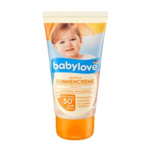 babylove Sonnencreme sensitiv, LSF 50+, 75 ml