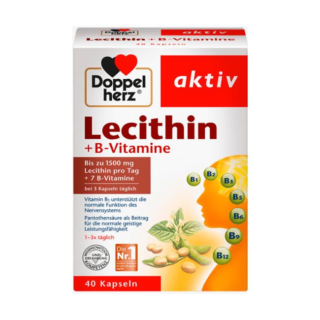 Doppelherz Lecithin + B-Vitamine Kapseln 40 St., 41,6 g