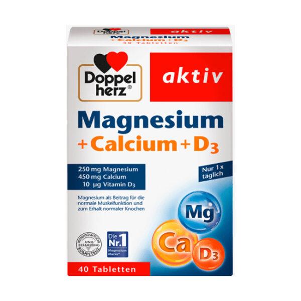 Magnesium + Calcium + Vitamin D3 Tabletten 40 St.