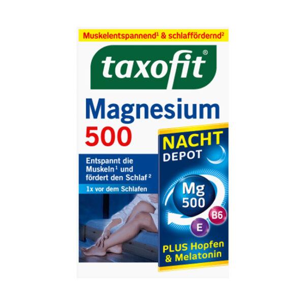 taxofit Magnesium 500 Nacht Depot (30 Tabletten) 47,9