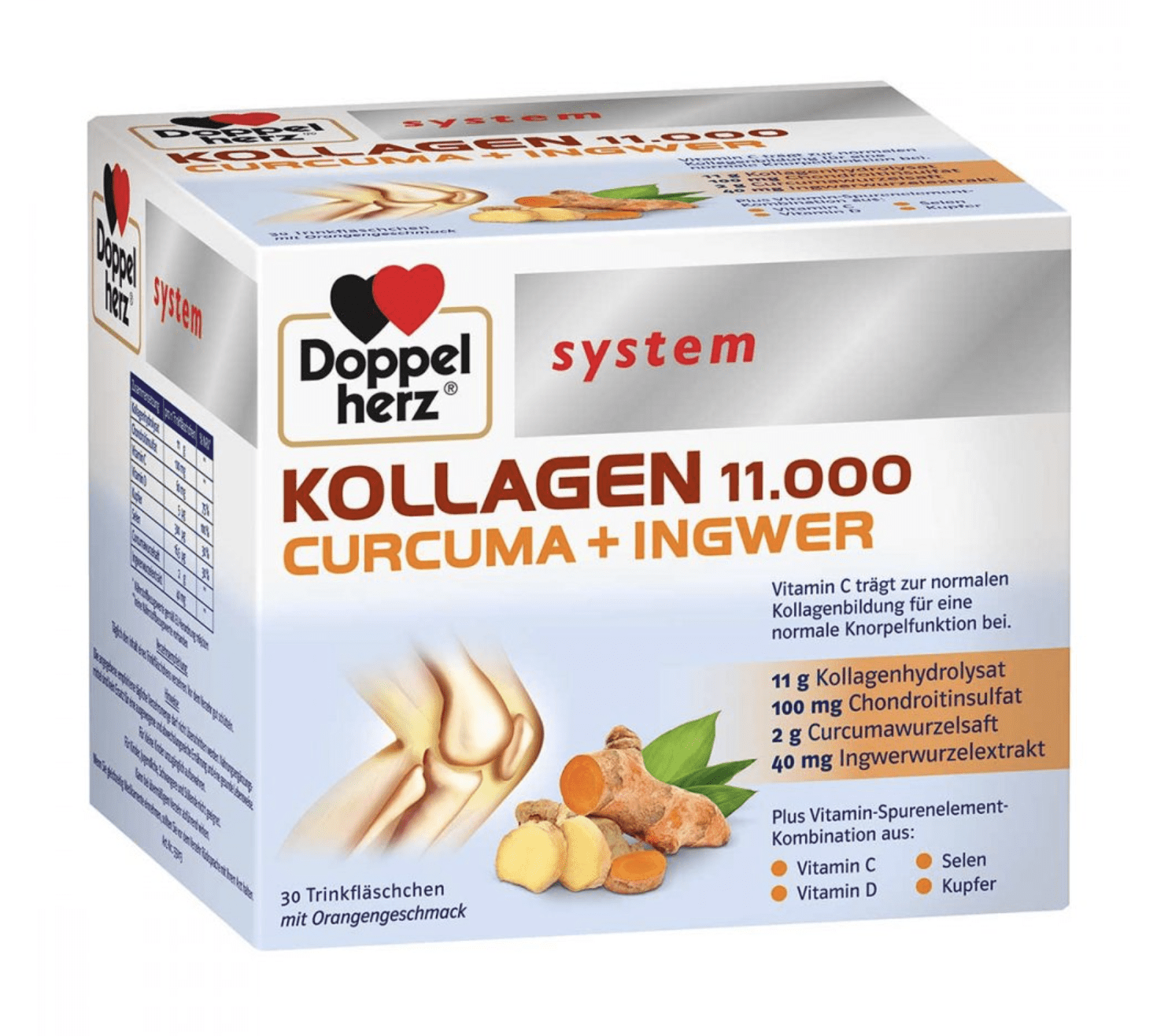 Doppelherz system Kollagen 11.000 Curcuma + Ingwer