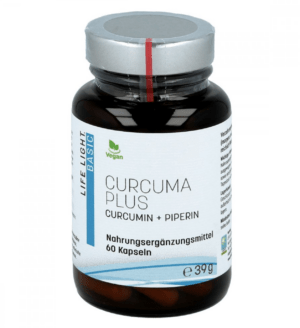 Curcuma + schwarzer Pfeffer Kapseln (60 stk)