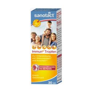sanotact Immun+ Tropfen zur Unterstützung von Immunsystem und Knochen