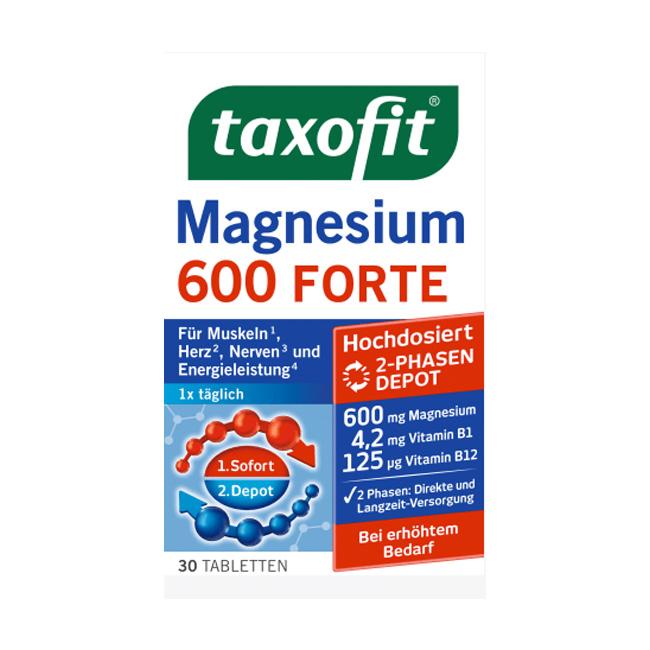 taxofit Magnesium 600 Forte Depot Tabletten 30St