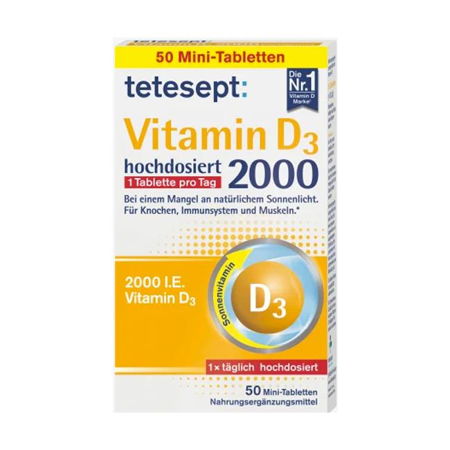 tetesept Vitamin D3 2000 Tabletten 50 St.