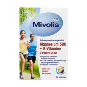 Mivolis Magnesium 500 + B-Vitamine 2-Phasen Depot