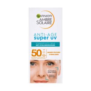 Garnier Ambre Solaire Sonnencreme Gesicht Anti-Age super UV, LSF 50