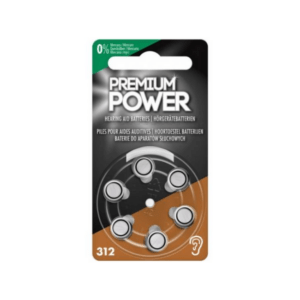 Geers Premium Power 312 Hörgerätebatterien