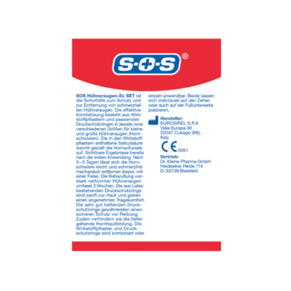 SOS Hühneraugen-Ex set 54 St