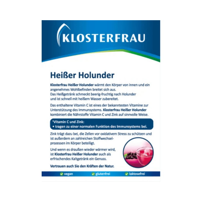 Klosterfrau Heißer Holunder Heißgetränk Beutel 10 St. 150 g