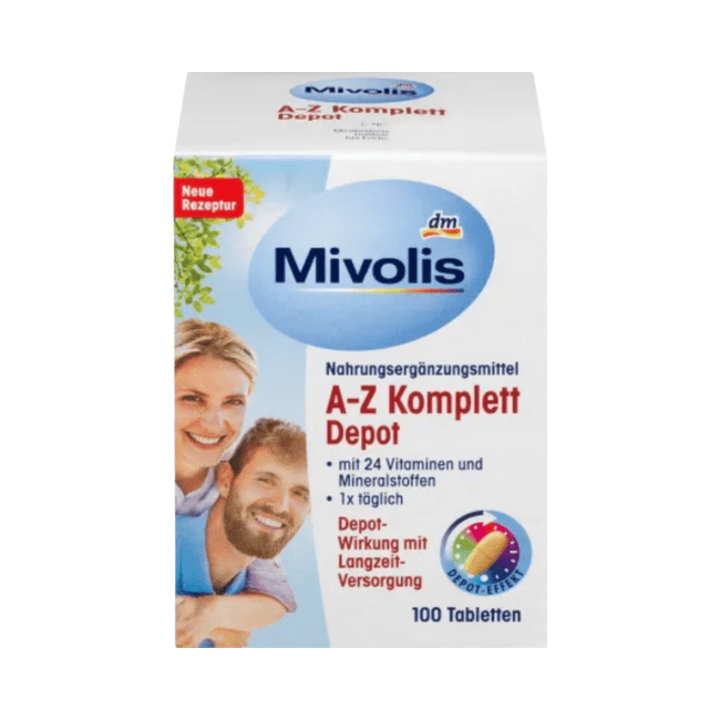 Mivolis A-Z Komplett Depot, Tabletten, 100 St., 138 g