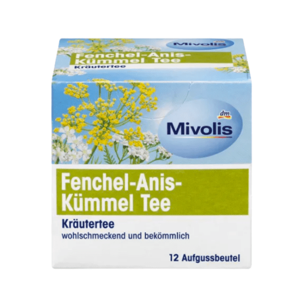 Mivolis Kräuter-Tee Fenchel- Anis- Kümmel Tee (12 x 2.0 g)24 g