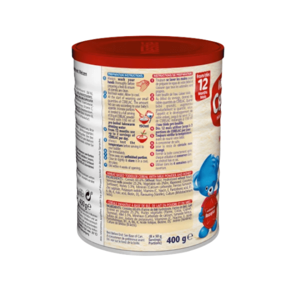 Nestlé CERELAC Abendbrei Milch Cerelac Honig ab dem 12. Monat, 400 g