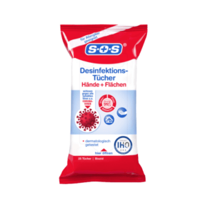 SOS disinfectant wipes Intense hand and surface 25 pcs