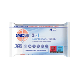 Sagrotan Desinfektionstücher 2in1, 15 St