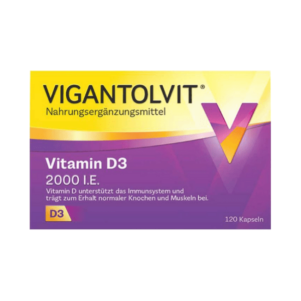 VIGANTOLVIT Vitamin D3 2.000 IE | Solav.eu