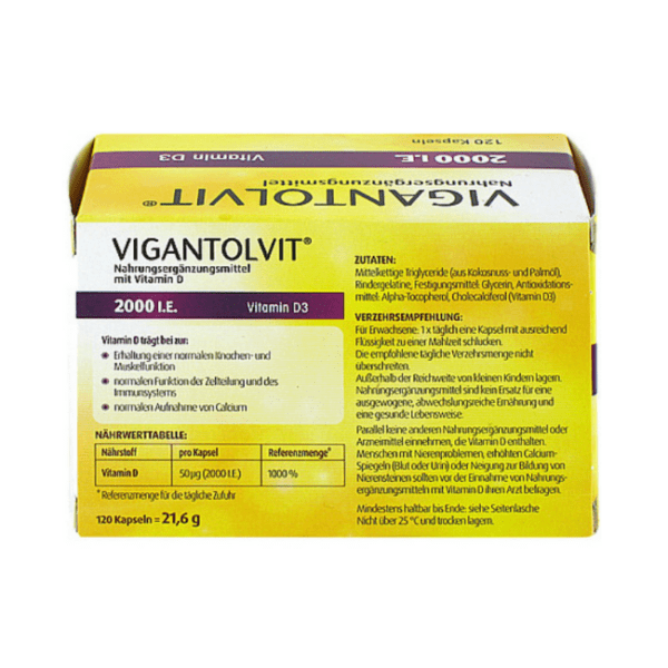 VIGANTOLVIT® Vitamin D3 2000 I.E.
