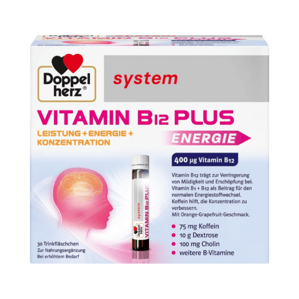 Doppelherz Vitamin B12 Plus system Trinkampullen (30X25 ml)