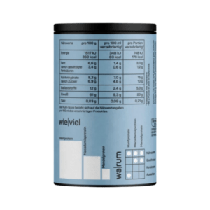 Naduria Protein Shake Pulver mit Hanf-, Macadamia- & Mandelprotein, 300 g