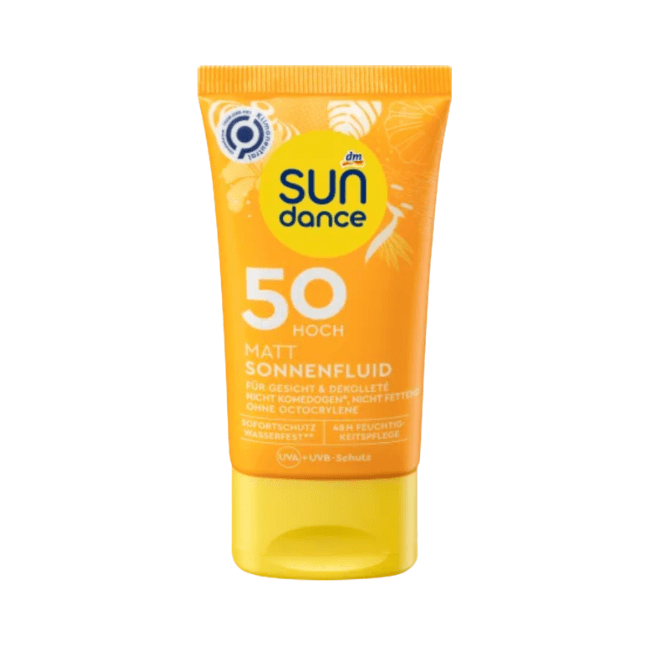 SUNDANCE Sonnenfluid Gesicht matt LSF 50, 50 ml