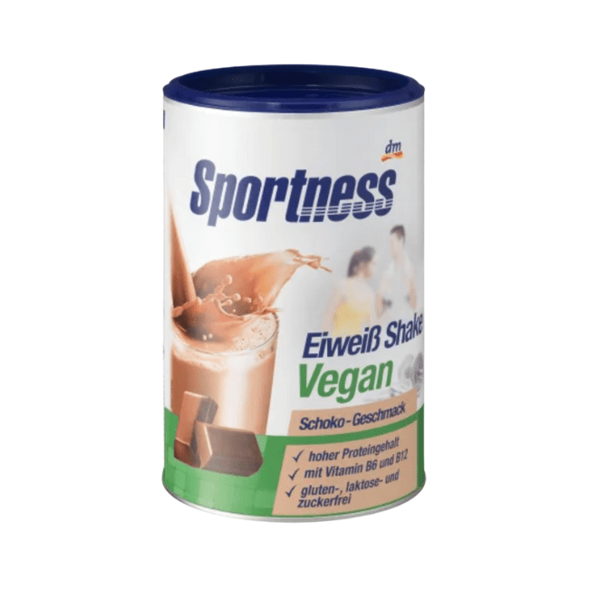 Sportness Eiweiß Shake Pulver Schoko-Geschmack, vegan, 300 g