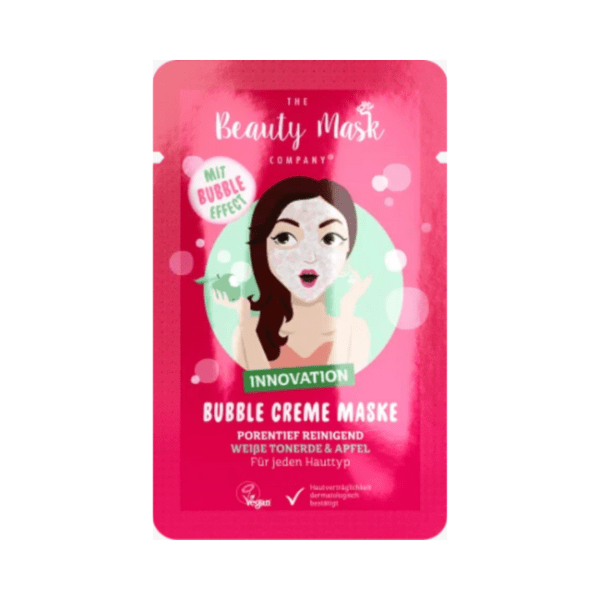 THE Beauty Mask COMPANY Maske Weiße Tonerde & Apfel Bubble Creme, 10 ml