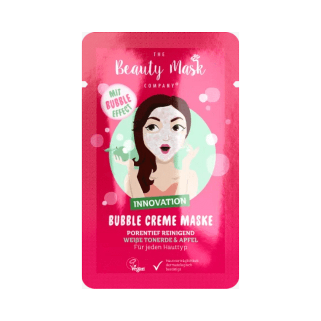 THE Beauty Mask COMPANY Maske Weiße Tonerde & Apfel Bubble