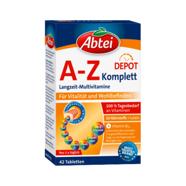 Abtei A-Z Komplett Multivitamine Tabletten 42 St., 50 g