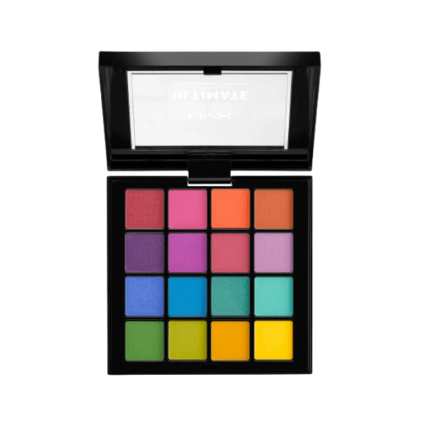 NYX PROFESSIONAL MAKEUP Lidschatten Eyeshadow Ultimate Shadow Palette Brights 04, 13,3 g