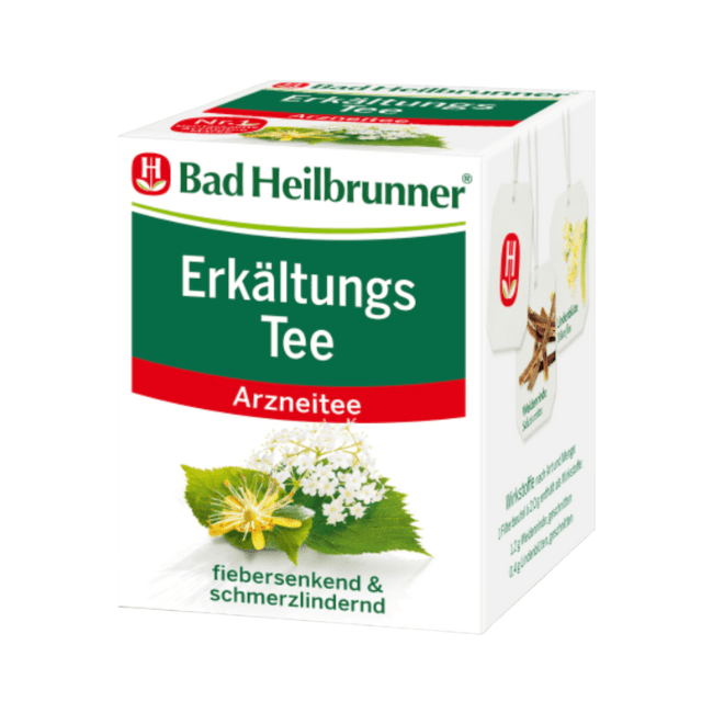 Bad Heilbrunner Arznei-Tee, Erkältungs-Tee (8 x 2 g) 16 g
