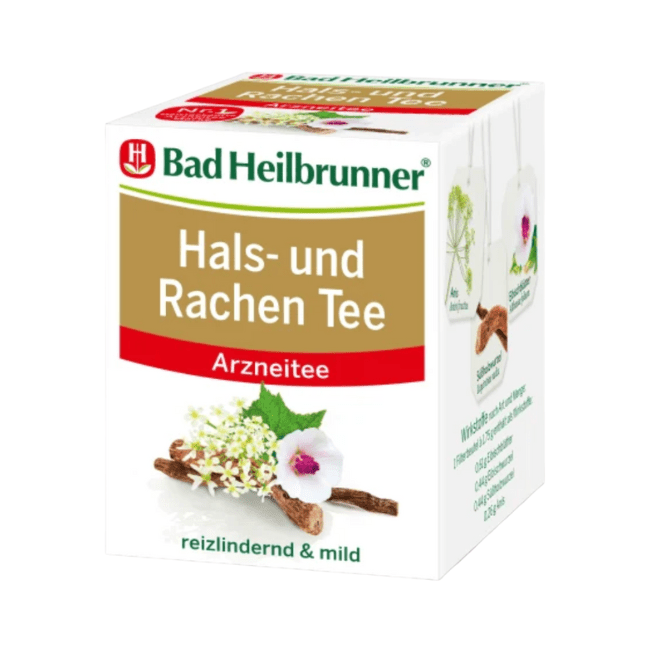 Bad Heilbrunner Arznei-Tee, Hals- & Rachen-Tee (8 x 1,75 g) 14 g