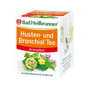 Bad Heilbrunner ArzneiTee, Husten- & Bronchial-Tee (8 x 2 g) 16 g