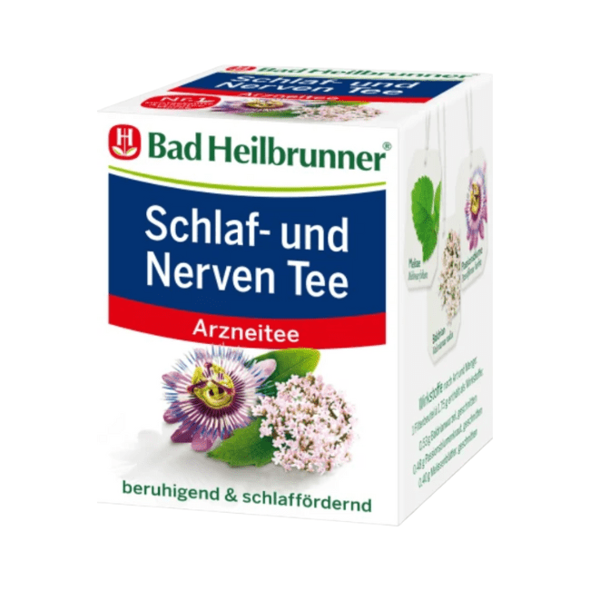 Bad Heilbrunner Arznei-Tee, Schlaf- & Nerven-Tee (8 x 1,75 g) 14 g