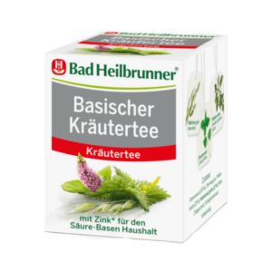 Bad Heilbrunner Kräutertee Basisch mit Zink (8 Beutel) 14,4 g
