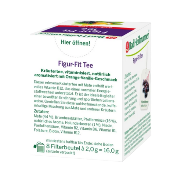 Bad Heilbrunner Kräuter-Tee Figur-Fit-Tee (8 x 2 g), 16 g