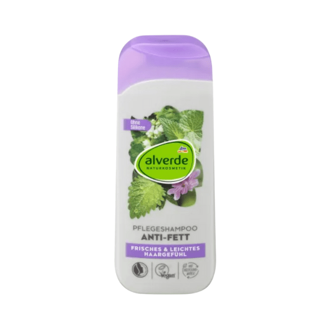 alverde NATURKOSMETIK Shampoo Anti Fett Bio-Brennnessel Bio-Zitronenmelisse 200 ml