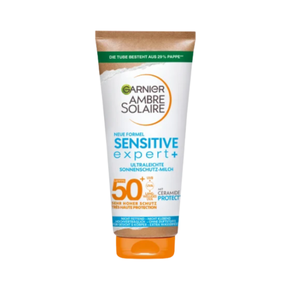 Garnier Ambre Solaire Sonnenmilch sensitive expert+, LSF 50+, 175 ml
