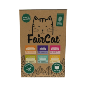 Green Petfood Nassfutter Katze FairCat Multipack (6x85 g) 510 g