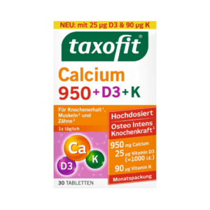 taxofit Calcium 950+D3+K Tabletten