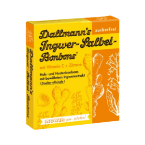Dallmann's Ingwer-Salbei-Bonbons mit Vitamin C & Zitrone