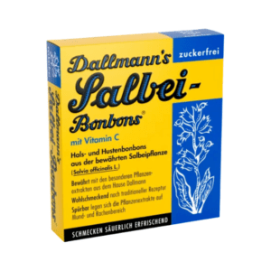 Dallmann's Salbei-Bonbons zuckerfreie Hals- und Hustenbonbons