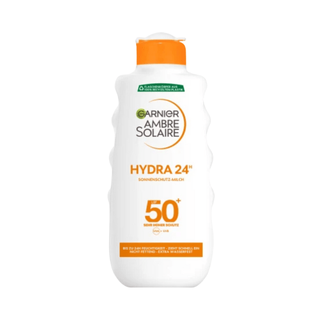 50+, Hydra Solaire Garnier 200 LSF ml Sonnenmilch Ambre |