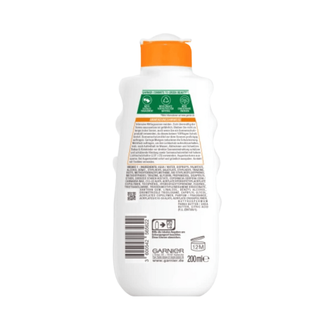 200 LSF ml | Sonnenmilch Garnier 50+, Ambre Solaire Hydra