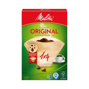 Melitta Kaffee-Filtertüten Original 1x4 Aroma naturbraun 80 St