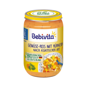 Bebivita Menü Gemüse-Reis mit Hühnchen nach asiatischer Art, ab dem 8. Monat 220 g