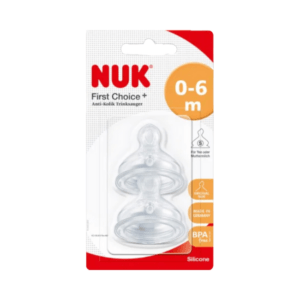 Nuk Trinksauger First Choice+ Silikon, 0-6 Monate, Gr. S (Tee) 2 St