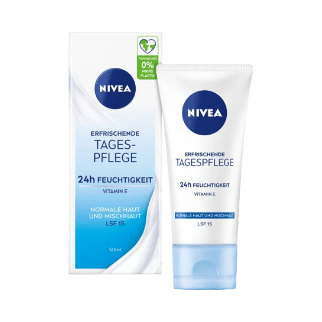 NIVEA Gesichtscreme Essentials erfischend LSF 15, 50 ml